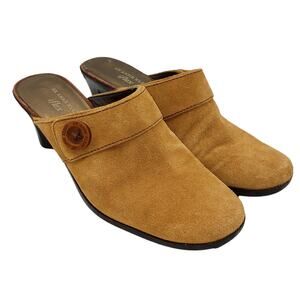 2/20 SALE  AK iflex Clogs mules Shoes Brown leather